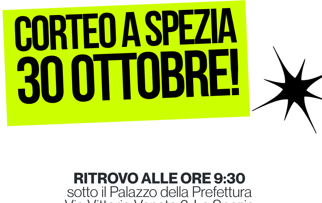 NOI LA GUERRA NON LA PAGHIAMO! – SCIOPERO 30 OTTOBRE 2026